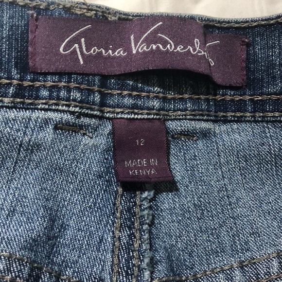 🌹🌹Gloria Vanderbilt Denim Jeans Size 12 Average🌹🌹 - Picture 5 of 7